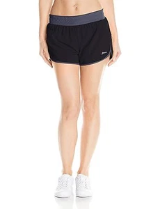 New ASICS Women's Distance Shorts (3.5-Inch) Black/Steel XS Free Shipping - Picture 1 of 7
