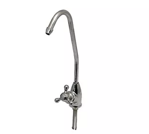 4 Long Reach Chrome Faucet with Ceramic Closure for Reverse Osmosis and Others - Picture 1 of 3