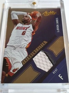 2012 Absolute LeBron James PRIME PATCH /10 Game Worn Jersey - Ready to Grade - Picture 1 of 5