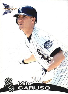 1999 Pacific Prism Baseball Card #33 Mike Caruso