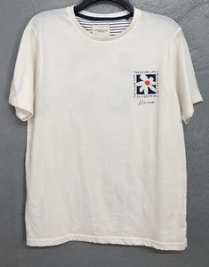 Denim and Flower Beige T-shirt The Good Life Women's size large - Picture 1 of 11