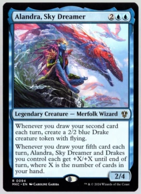 Alandra, Sky Dreamer 0094 Non Foil Rare Murders at Karlov Manor MTG Near Mint - Image 1 of 2