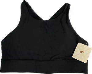 Fabletics Sports Bra No Bounce High Impact Womens Size S Black Stretch - Picture 1 of 15