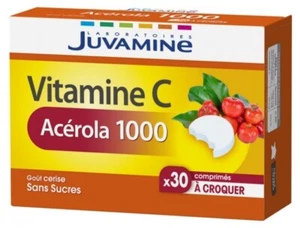 JUVAMINE Vitamine C Acerola 1000 : 30 comprimés à croquer - Picture 1 of 1