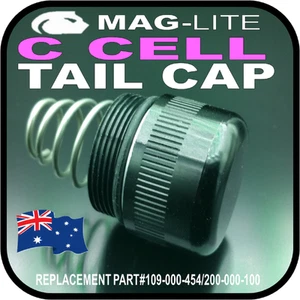 MAGLITE TAIL CAP C CELL WITH MAIN SPRING FOR FLASHLIGHT TORCH C/ML MODELS AU - Bild 1 von 7