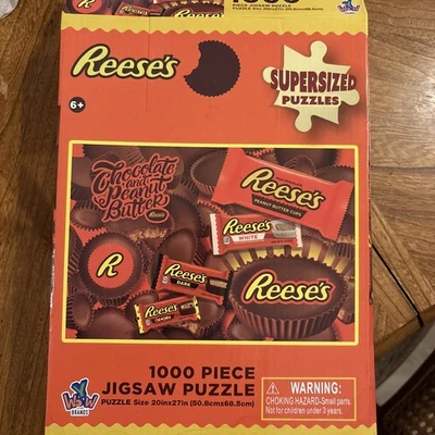 Supersize Puzzle Reese’s 1000 Piece NEW IN BOX - Image 1 of 4