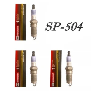 3 pcs. Genuine OEM Motorcraft Spark Plug SP-504 AGSF34FM (1) SP504 - Picture 1 of 4