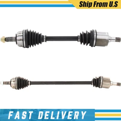 For Honda CRX Civic FWD 1988-1991 DX Pair of Front CV Axle Shafts SurTrack Set - Image 1 of 4