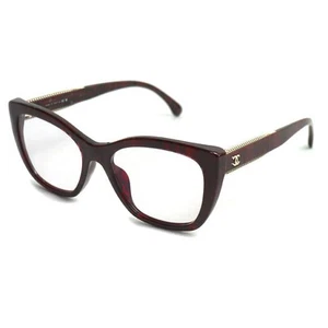 Chanel Cat-eye Optical Sunglasses Red 3460-A C.1665 52□17-140 Ladies - Picture 1 of 10