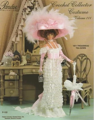 BEAUTIFUL PARADISE CROCHET COLLECTOR DOLL COSTUME VOLUME 111 - Image 1 of 2