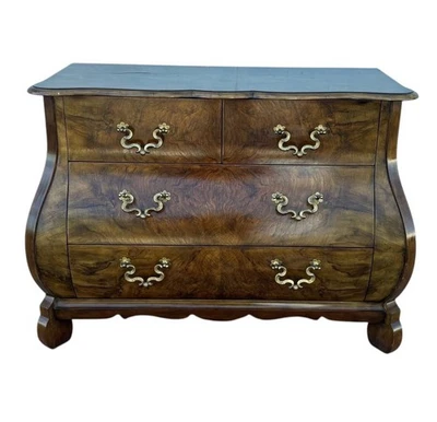 Baker Furniture French Serpentine Bombay Dresser Chest Commode - Image 1 of 4