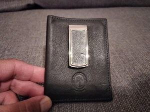 Levenger Business Card Holder Wallet With Money Clip - Picture 1 of 7