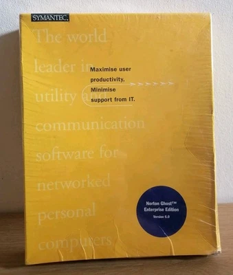 Norton Ghost Enterprise Edition Version 6.0 CD ROM Symantec 1999 / New & Sealed - Image 1 of 4