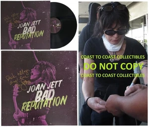 Joan Jett signed Bad Reputation Album COA Exact Proof handsignierte Vinyl Schallplatte - Bild 1 von 5