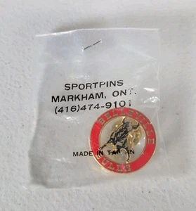 Belleville Bulls 1981-1998 Logo OHL Hockey Hat Lapel Pin Vintage Canada #430 - Picture 1 of 3