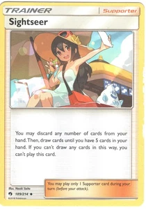 Sightseer - SM - Lost Thunder 189/214 - Uncommon - NM Pokémon TCG - Picture 1 of 2