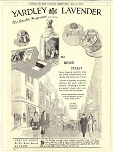1932 Advert YARDLEY LAVENDER Perfume & Toiletries Original Art Deco Era Print Ad - Picture 1 of 1