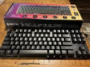 Sentry RGB Light - Up Keyboard Wired USB High Speed Precision Keys - Brand New - Picture 1 of 8