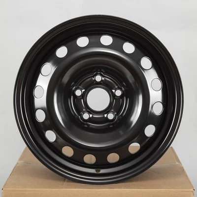 New Wheel Rim Replacement For 2016-2019 Chevrolet Cruze 15 Inch Black Steel Rim Foto 1 de 4