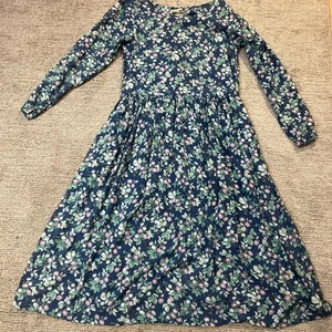 Vintage Komil Prairie langes Blumen Kleid kleiner Puff Boho Chic Country-Core - Bild 1 von 8
