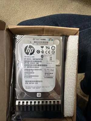 HP 1TB 6G SAS 7.2K SAS drive Model MM1000FBFVR - Seagate - New - Image 1 of 4
