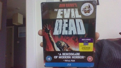 The Evil Dead [1981 Blu-ray UK SteelbookSam Raimi's - New & Sealed DISC LOOSE - Image 1 of 3