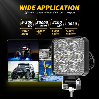 2.5 Inch LED Work Light Bar Flood Spot Light Driving Lamp Offroad Car Truck - Image 1 of 4