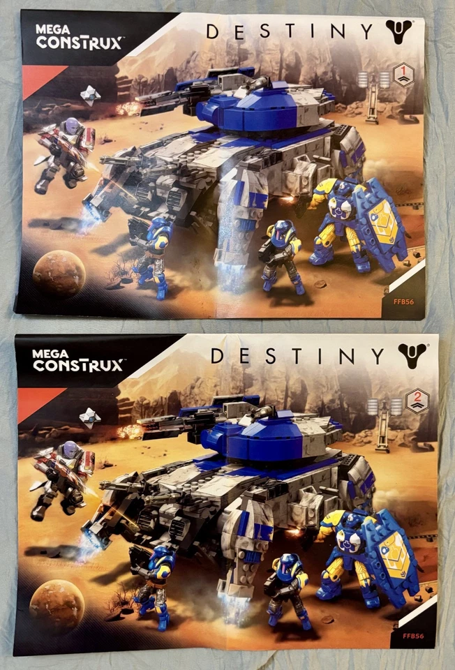 Mega Bloks Construx DESTINY FFB56 Goliath Tank Strike - Sin caja Foto 1 de 4