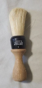 Vintage CERTIFYD Trademark Sterilized Shaving Brush set in Bakelite, Wood Handle - Picture 1 of 3