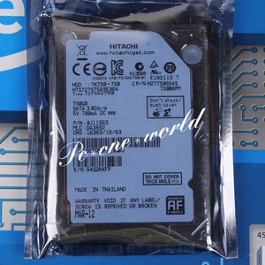 100% OK HTS727575A9E364 HITACHI 750 GB 2.5" 7200 RPM 16 MB SATA Hard Disk HDD - Picture 1 of 1