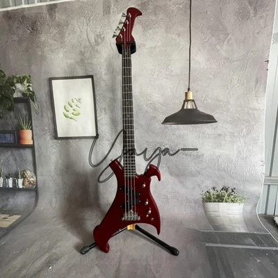 Warwick Buzzard 4-string John Entwistle Electric Bass Guitar Red Number Inlay - Image 1 of 4