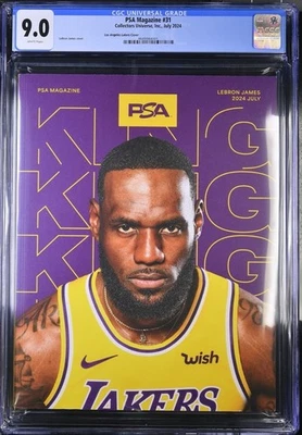 LeBron James Raro PSA Magazine Quiosco Los Angeles Lakers 2023 CGC 9.0 Foto 1 de 2