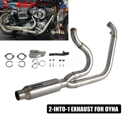 Sistema de escape 2 en 1 para Harley Dyna Low Rider FXDL Street Bob FXDB 06-17  Foto 1 de 4