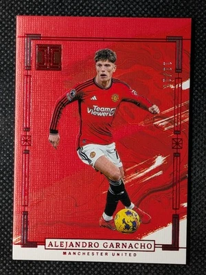 Alejandro Garnacho 2023-24 Panini Impeccable Ruby #/15 Manchester United - Image 1 of 2