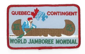 Parche contingente 1983 World Scout Jamboree Canadá/Canadian Quebec Scouts - Imagen 1 de 1