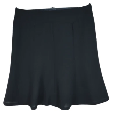 Falda para mujer JONES WEAR de poliéster con paneles línea A forrada con cremallera negra talla 16 Foto 1 de 4