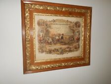 Antique  Frame Large 1879 Award Or. State Agricultural Society Pioneer G Belshaw