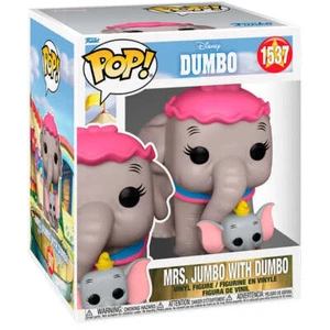 Funko Pop! Super 6" Disney Dumbo Mrs. Jumbo con Dumbo #1537 - Imagen 1 de 2