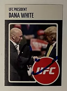 Dana White UFC President CEO Signed Custom Trading Card - Picture 1 of 2