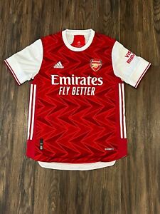 Men's Arsenal Adidas 2020/2021 Home Authentic Jersey Size Medium Tierney #3