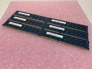 Hynix 6GB Kit 6x1GB 1Rx8 PC3-10600E-9-10-D0 Server RAM HMT112U7BFR8C - Picture 1 of 7