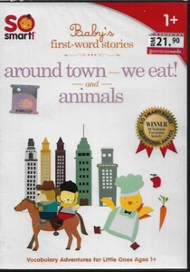 So Smart Baby's First Word Stories Around Town We Eat DVD For 12 Months Up - Picture 1 of 8