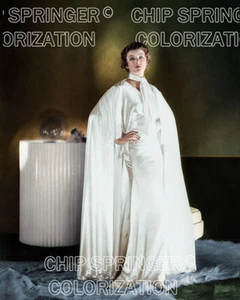 MYRNA LOY Art Decò| Bellissima FOTO A COLORI 8x10 di CHIP SPRINGER - Foto 1 di 1