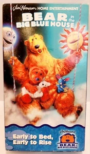 Bear in the Big Blue House VHS Early to Bed, Early to Rise - Jim Henson 2001 - Picture 1 of 6