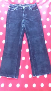 RENÉ LEZARD Jeans Hose *38 *Schwarz *Samt *Used Look *Five Pocket *TOP-Zustand* - Bild 1 von 9
