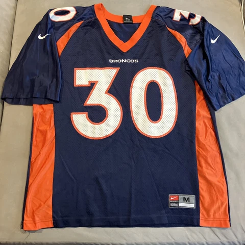 VINTAGE - Nike Team -Authentic - Terrell Davis - #30 Denver Broncos - Jersey - M Cover