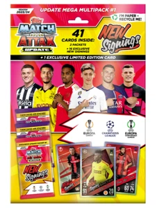 UK Match Attax Piłka nożna Liga UEFA 2024 Karty, aktualizacja Mega Multipack #1 - Zdjęcie 1 z 1