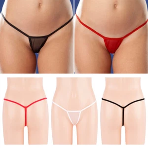 Lencería Ropa Interior Tanga Tanga Tanga Sexy Calzoncillos Transparente Ultradelgado Erótico Dama - Imagen 1 de 27