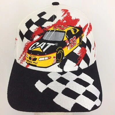 Gorra de camionero de béisbol CAT Racing Nascar Splash All Over Logo Ward Burton #22 Foto 1 de 4