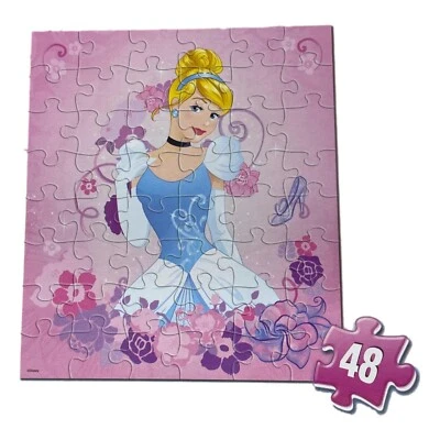 Пазл веселый Cinderella Disney Princess 48 предметов 10,3 дюйма x 9,1 дюйма - Изображение 1 из 4